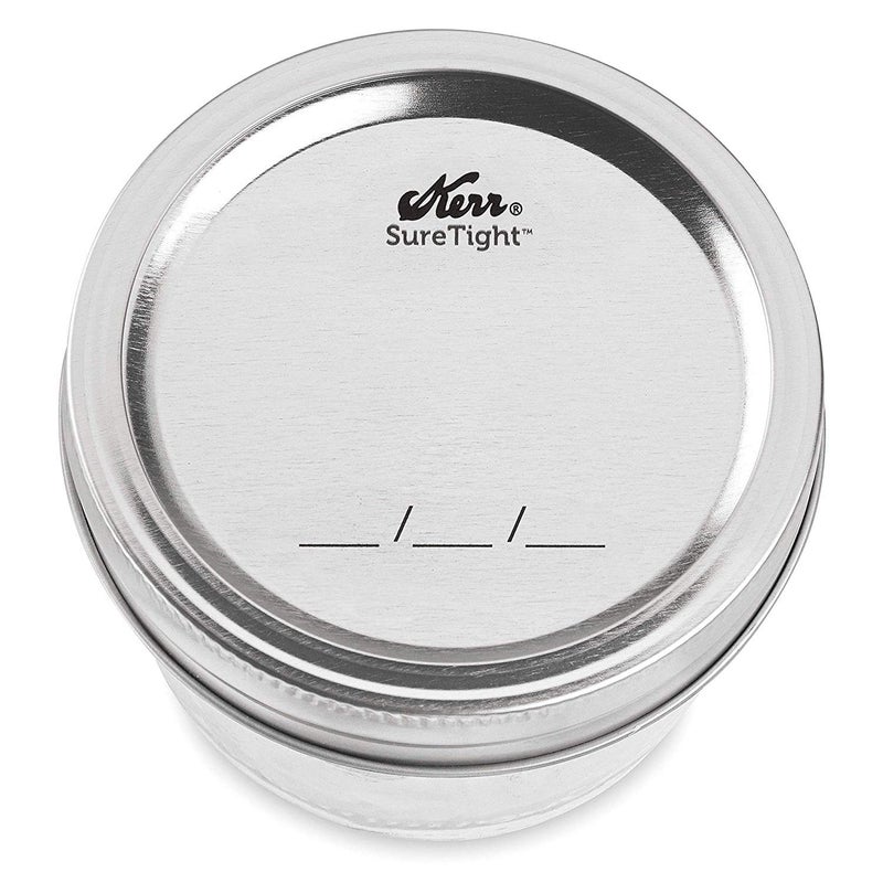 Kerr Wide Mouth Half-Pint Glass Mason Jars 8-Ounces with Lids and Bands (2 Jar-Pack) - Image 5